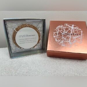 Swarovski Gold Crystal Energy Cuff Bracelet